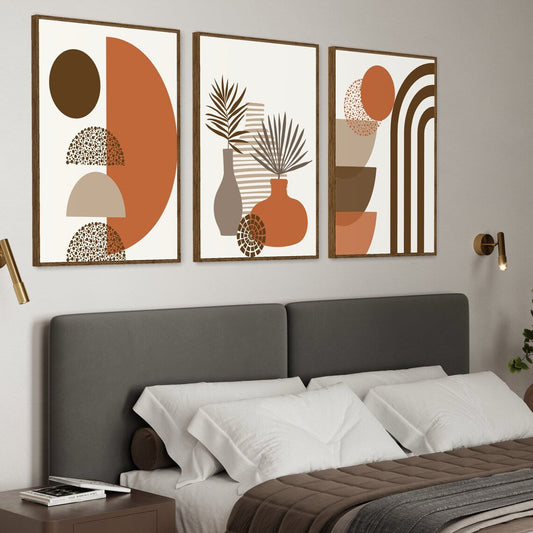 Art mural bohème/ Mid-Century moderne